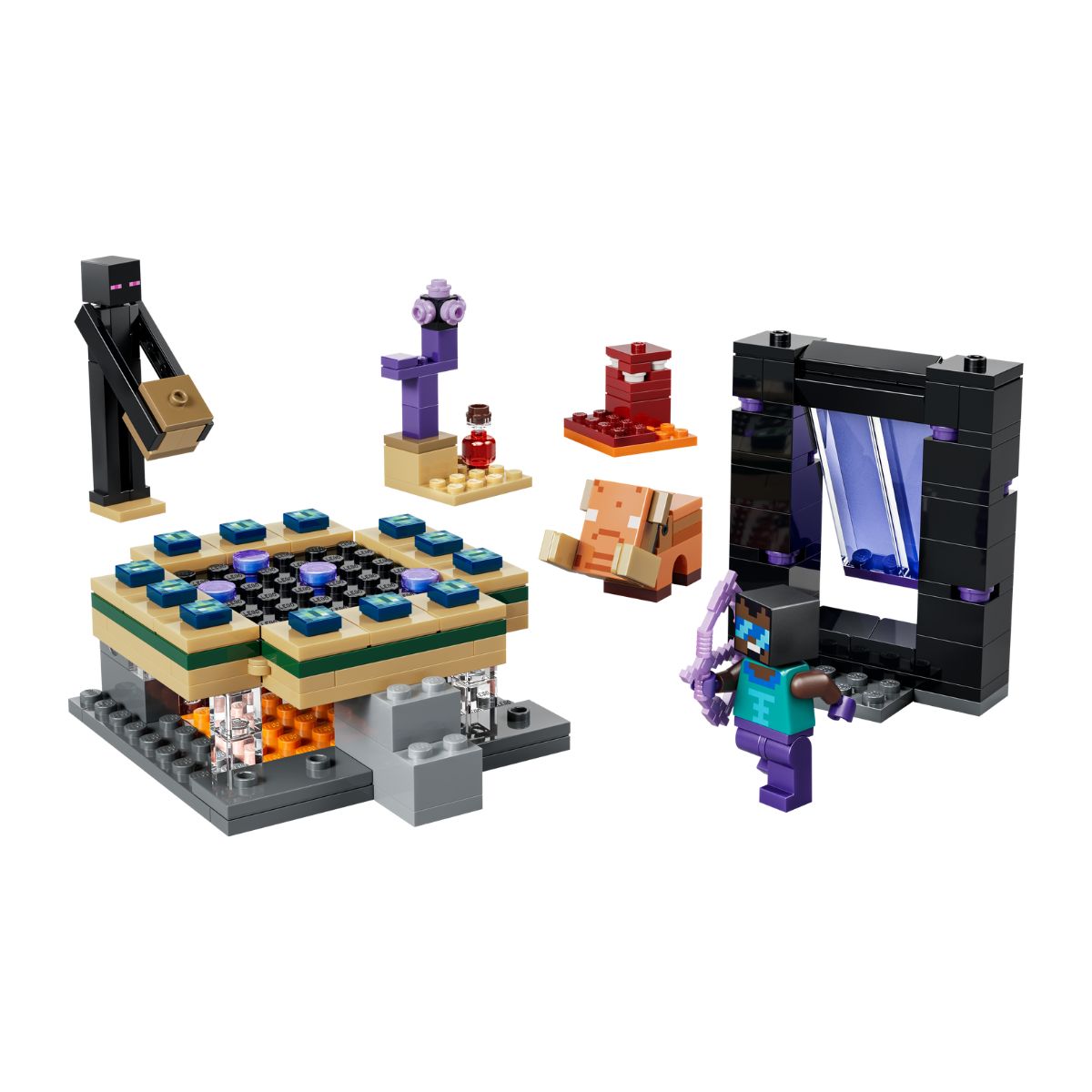 Đồ Chơi Lắp Ráp Hành Trình Qua Cổng Nether & End LEGO MINECRAFT 21584