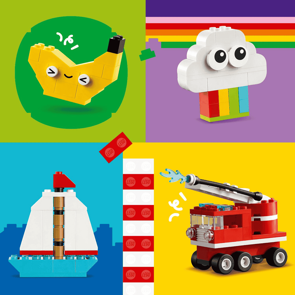 Đồ Chơi Hộp Xây Dựng Và Chơi Sáng Tạo LEGO CLASSIC 11044