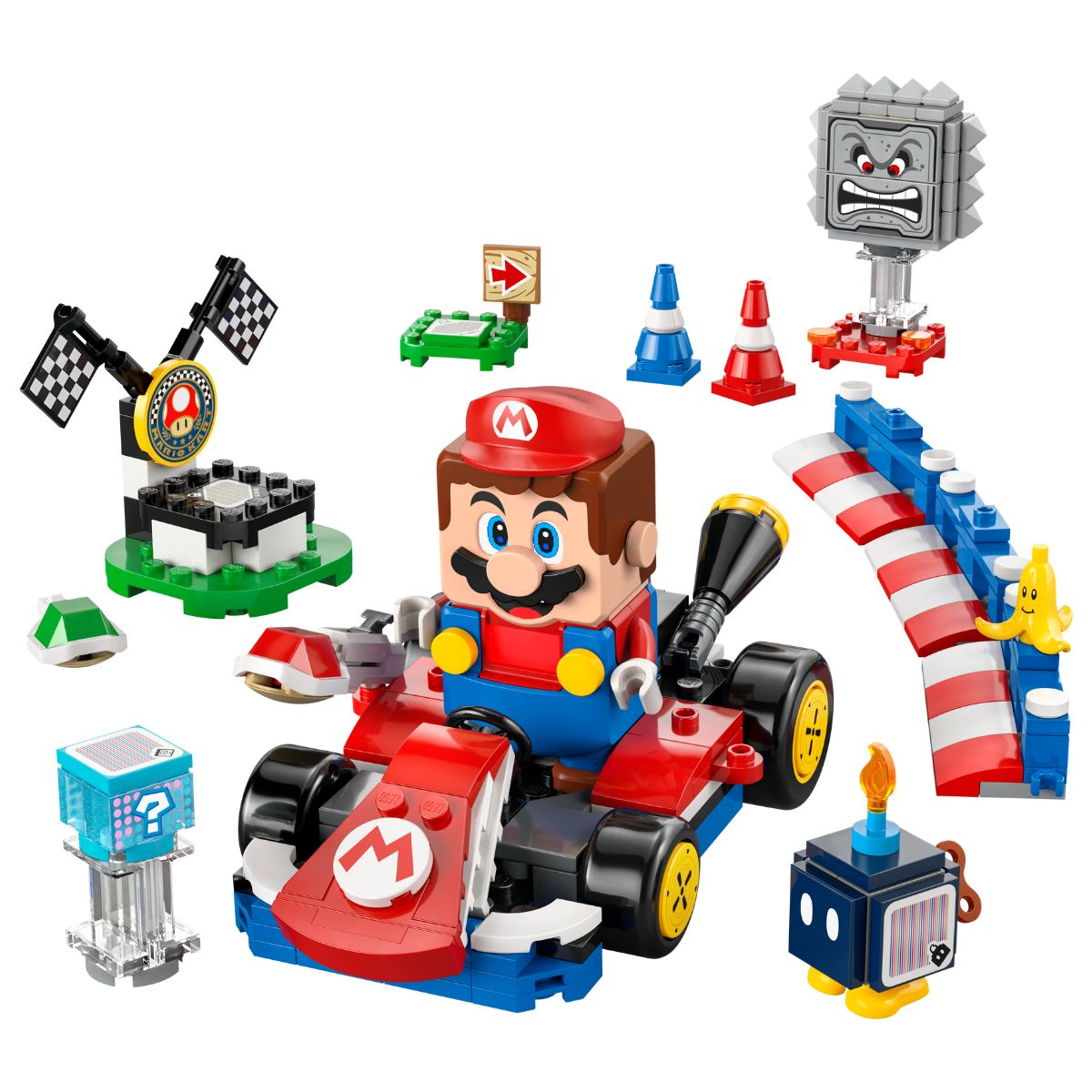 Đồ Chơi Lắp Ráp Interactive Mario & Xe Tiêu Chuẩn LEGO SUPER MARIO 72043
