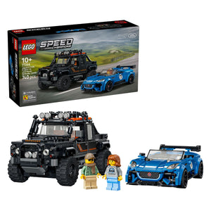 Jaguar Project 7 & Land Rover Defender Building Set LEGO SPEED CHAMPIONS 77264 (740 Pieces)