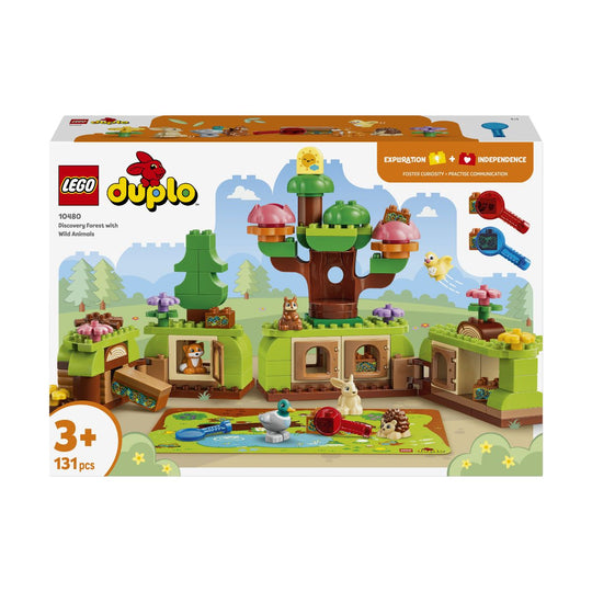 LEGO DUPLO 10480 Wild Animals Forest Adventure Building Set (131 Pieces)