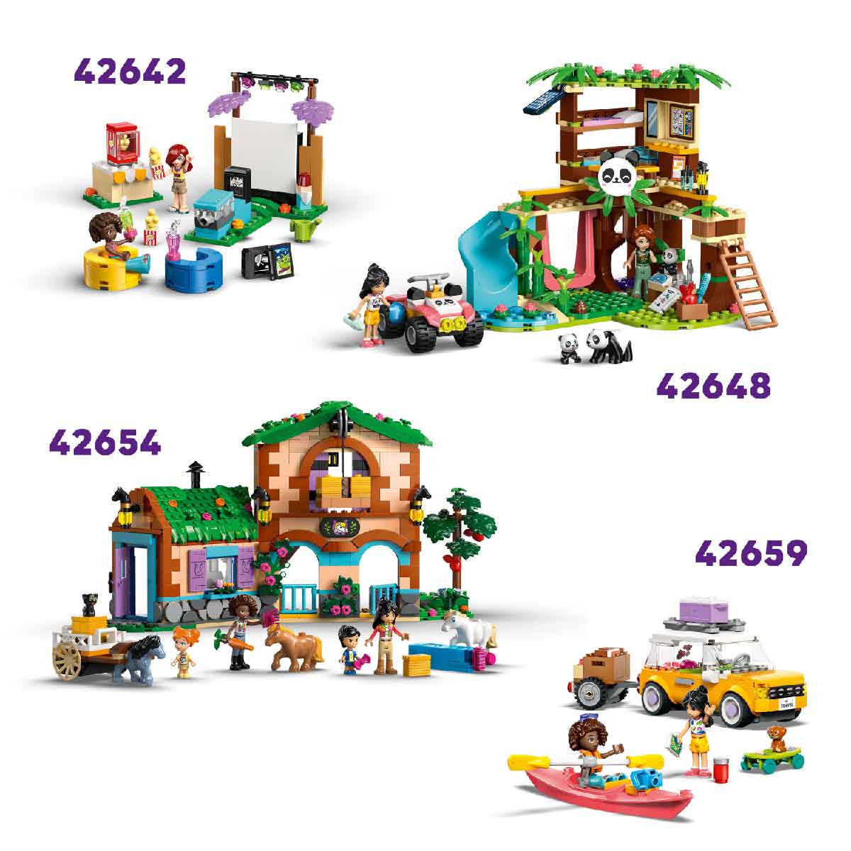 Đồ Chơi Lắp Ráp Khu Vui Chơi Cún Con LEGO FRIENDS 42665