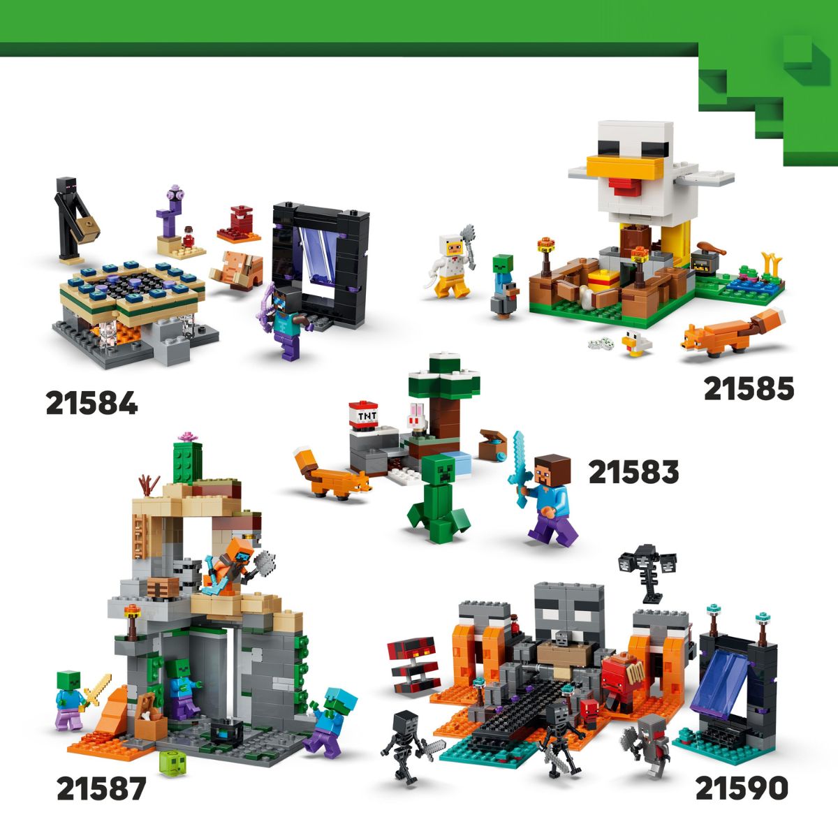 Đồ Chơi Lắp Ráp Khu Vườn Pale LEGO MINECRAFT 21586