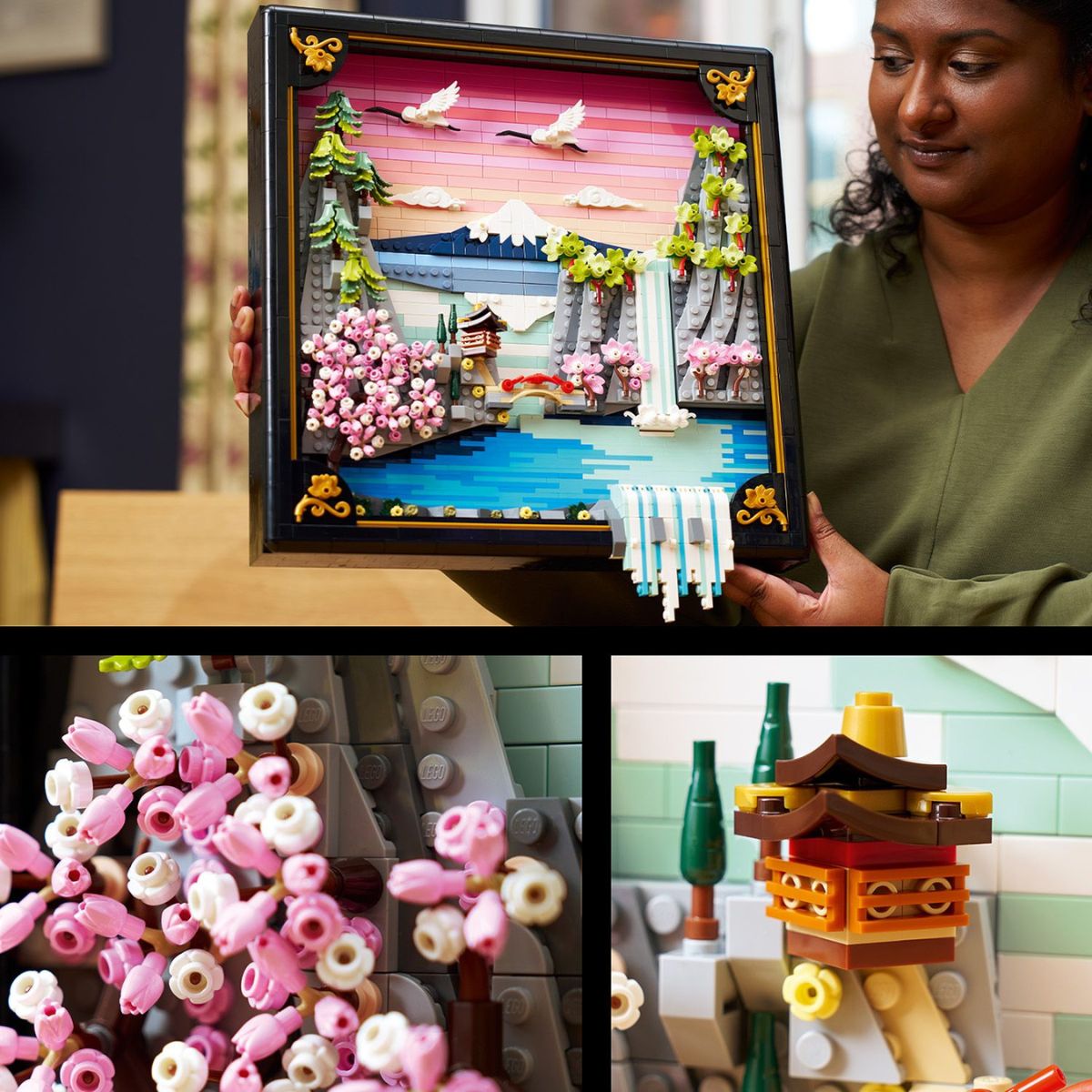 Đồ Chơi Lắp Ráp Khung Cảnh Hoa Anh Đào Nhật Bản LEGO ART 31218