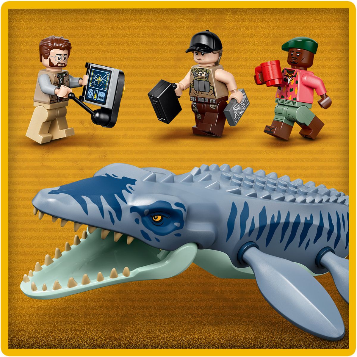 Đồ Chơi Lắp Ráp Khủng Long Mosasaurus Tấn Công Thuyền LEGO JURASSIC 77983 (703 Chi Tiết)