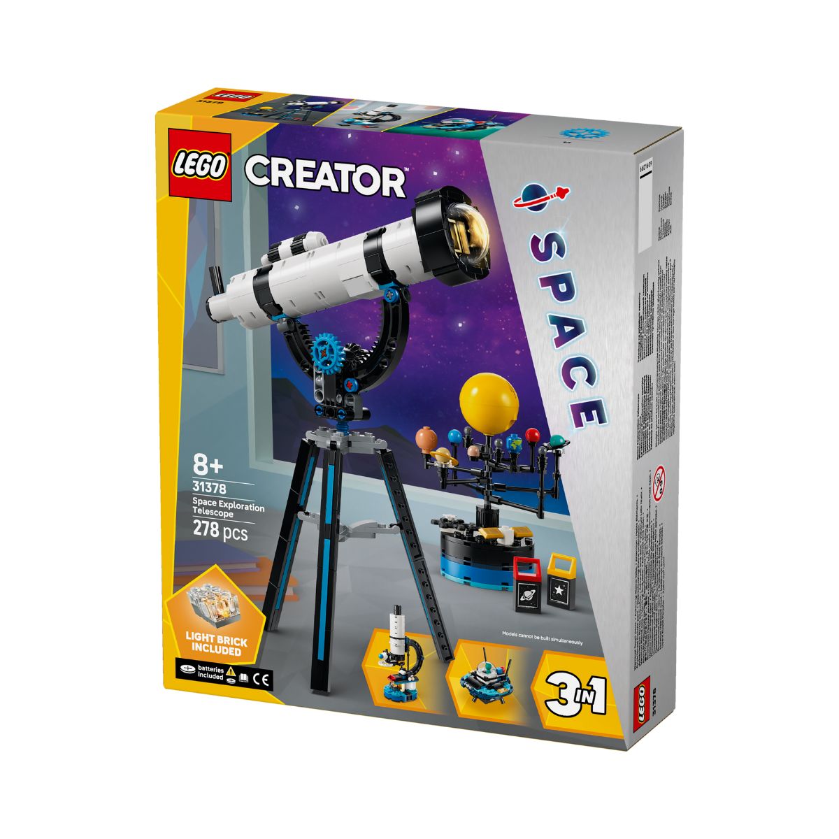 Đồ Chơi Lắp Ráp Kính Viễn Vọng Khám Phá Vũ Trụ LEGO CREATOR 31378