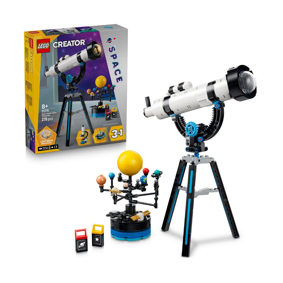 Đồ Chơi Lắp Ráp Kính Viễn Vọng Khám Phá Vũ Trụ Lego Creator 31378