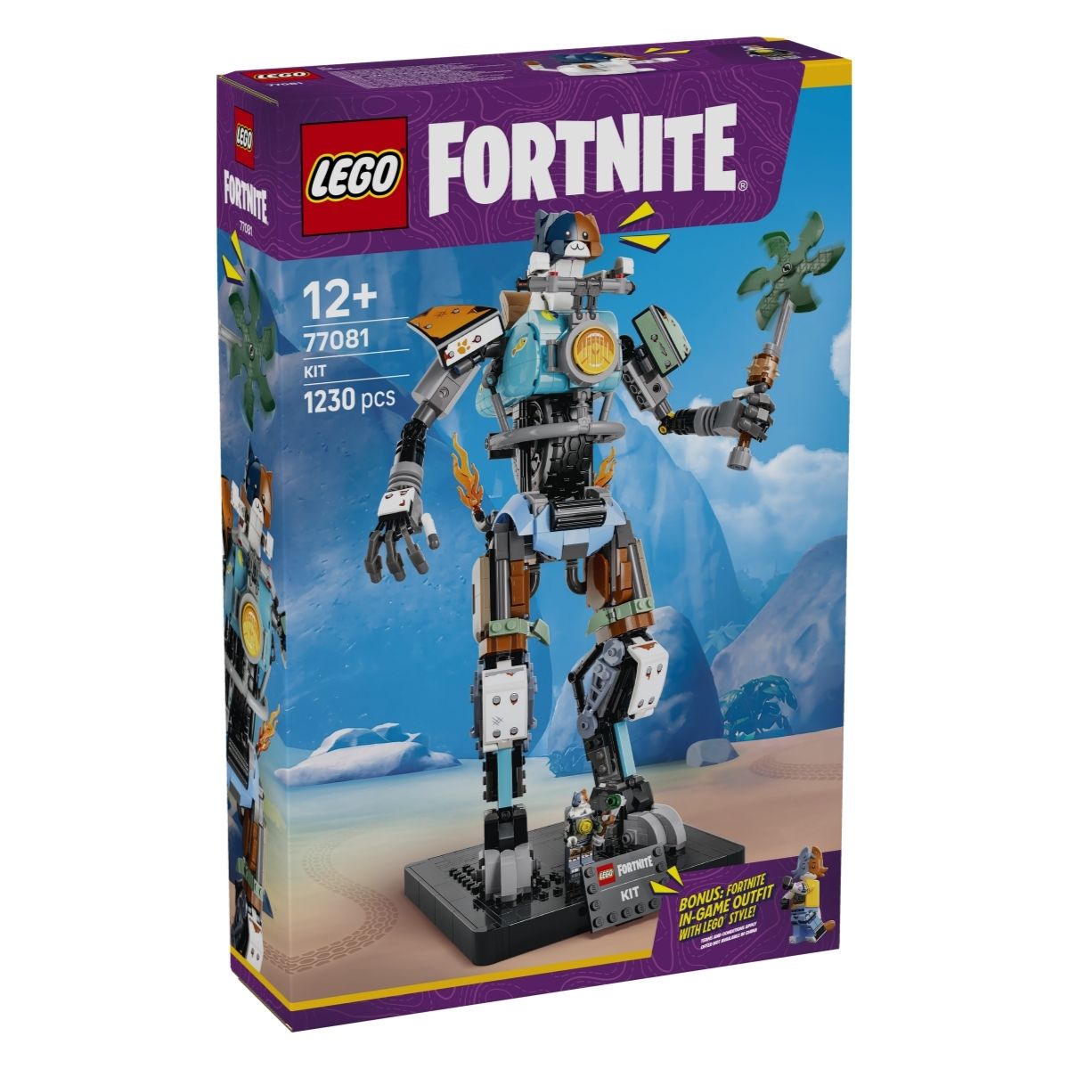 LEGO Fortnite Mecha Team Leader Building Set 77081 (1,230 Pieces)