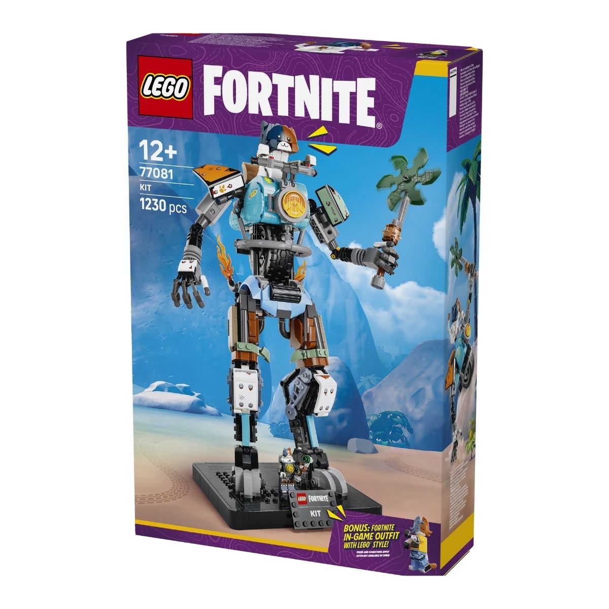 LEGO Fortnite Mecha Team Leader Building Set 77081 (1,230 Pieces)