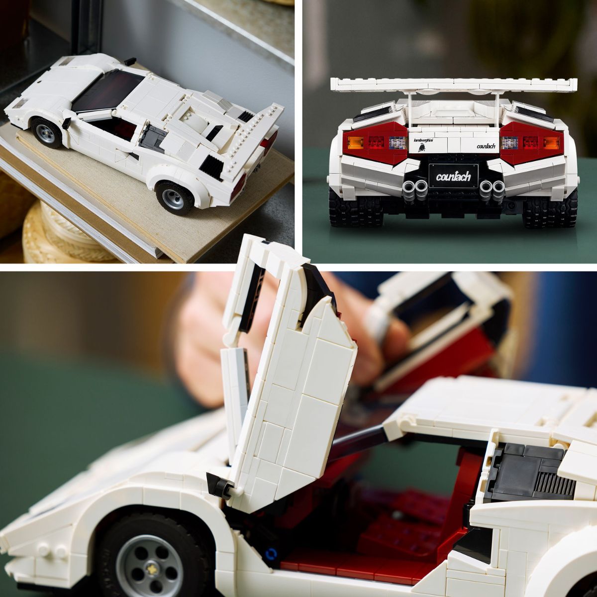 Đồ Chơi Lắp Ráp Lamborghini Countach 5000 Quattrovalvole LEGO ICONS 10337 (1506 chi tiết)