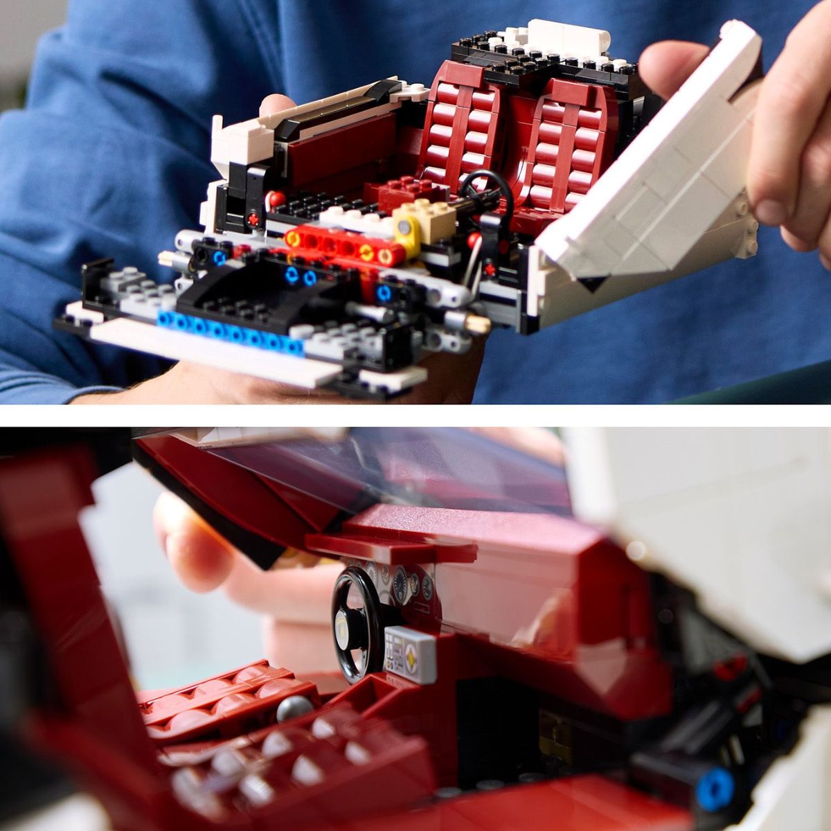 Đồ Chơi Lắp Ráp Lamborghini Countach 5000 Quattrovalvole LEGO ICONS 10337 (1506 chi tiết)