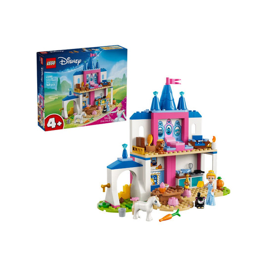 Đồ Chơi Lắp Ráp Lâu Đài Cinderella Và Thú Cưng LEGO DISNEY PRINCESS 43283 (149 chi tiết)