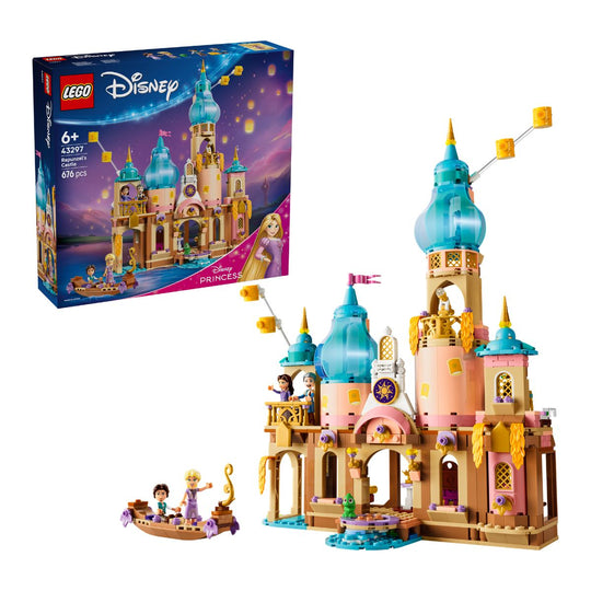 LEGO Disney Princess 43297 Rapunzel's Castle Building Set (676 Pieces)