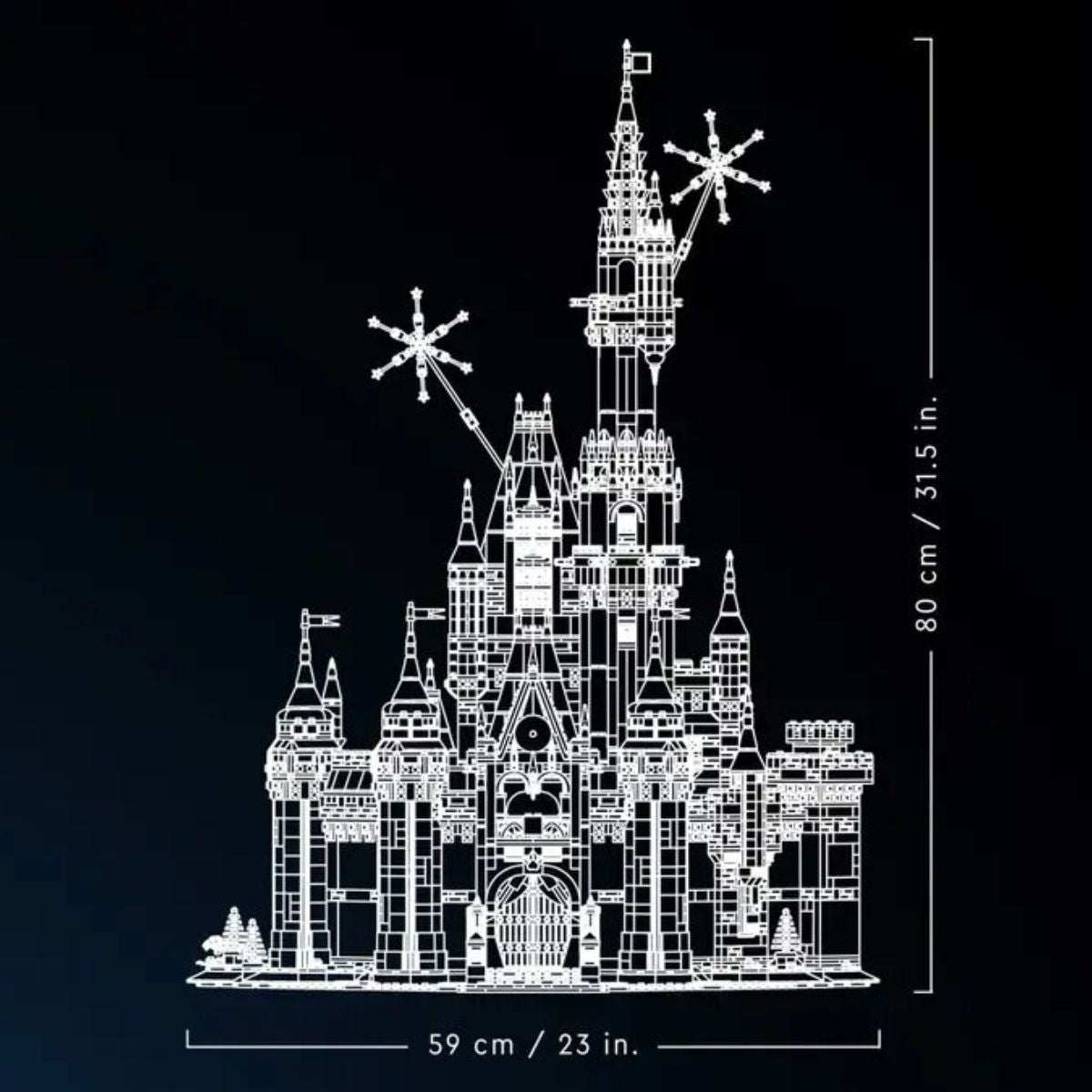 Đồ Chơi Lắp Ráp Lâu Đài Disney LEGO DISNEY PRINCESS 43222