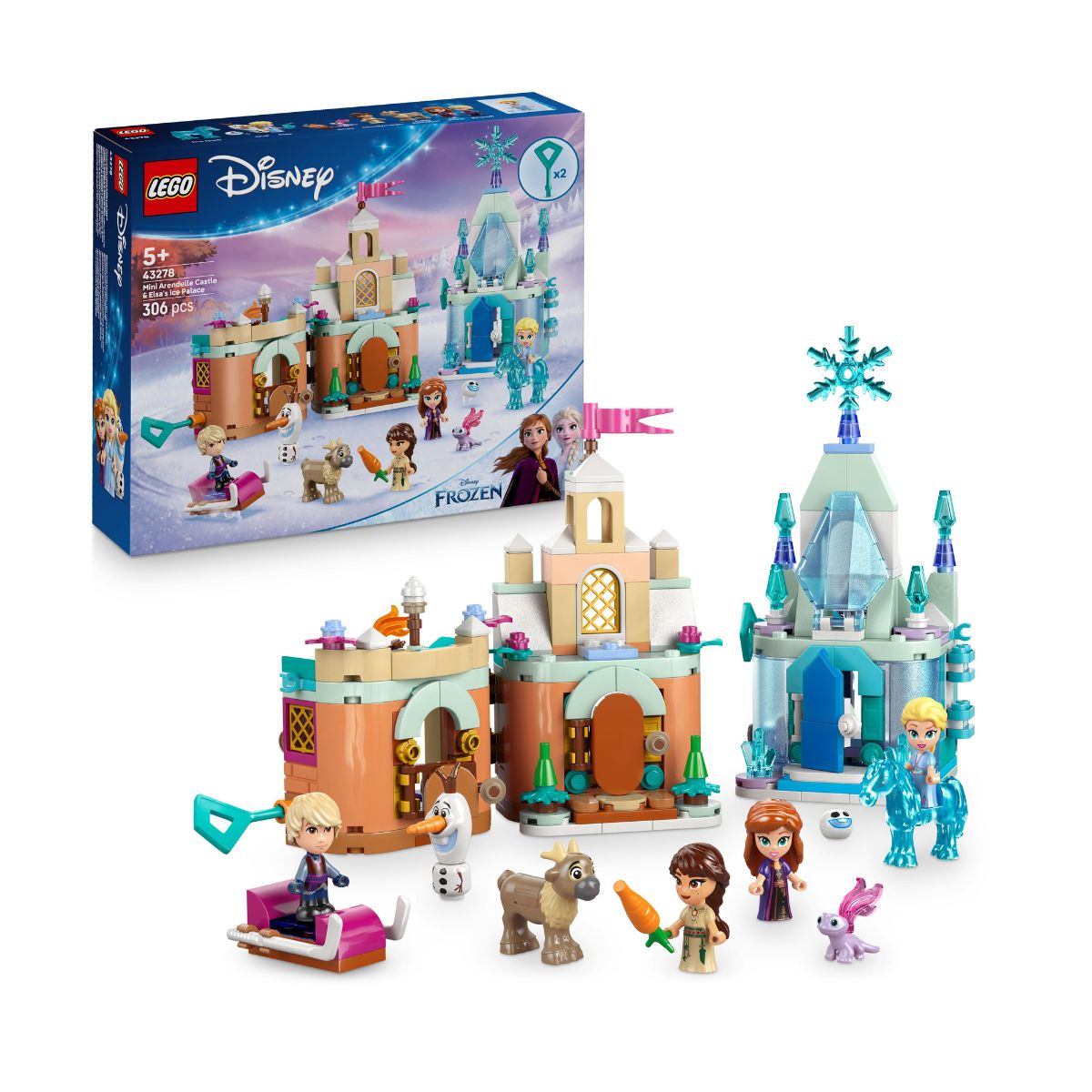 Đồ Chơi Lắp Ráp: Lâu Đài Mini Của Arendella Và Elsa LEGO DISNEY PRINCESS 43278