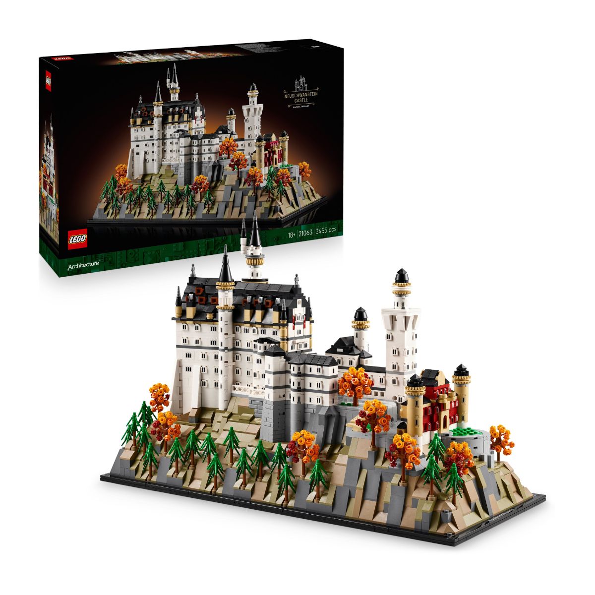 Đồ Chơi Lắp Ráp Lâu Đài Neuschwanstein Legoarchitecture 21063