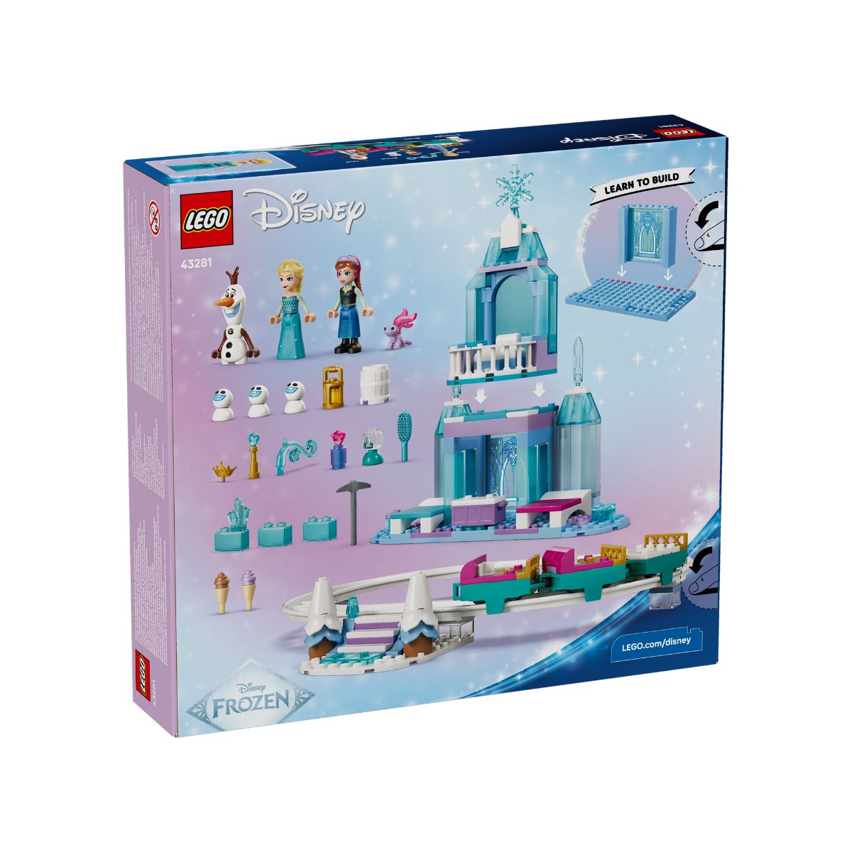 Đồ Chơi Lắp Ráp Lâu Đài Tuyết & Chuyến Phiêu Lưu Của Elsa LEGO DISNEY PRINCESS 43281