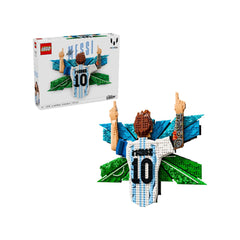 LEGO Editions Sports 43018 Lionel Messi – Legendary Celebration Building Set (1427 Pieces)