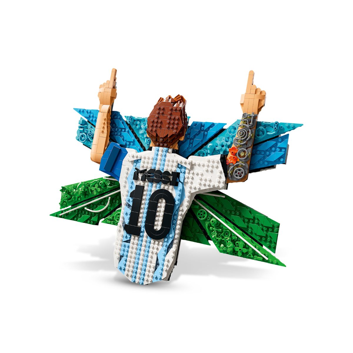 LEGO Editions Sports 43018 Lionel Messi – Legendary Celebration Building Set (1427 Pieces)