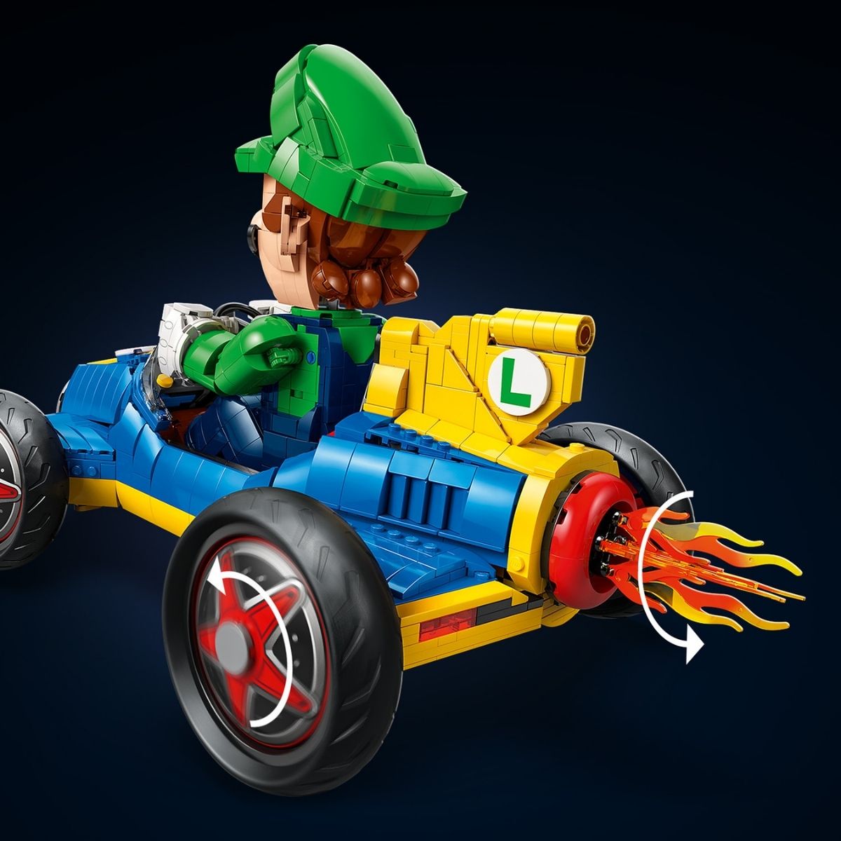 LEGO Super Mario Mario Kart Luigi & Mach 8 Building Set 72050 (2,234 Pieces)