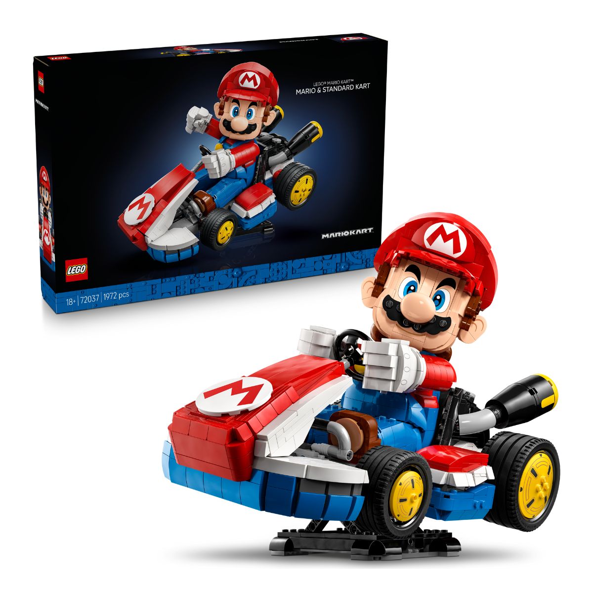 Đồ Chơi Lắp Ráp Mario Kart™ - Mario Và Xe Tiêu Chuẩn LEGO SUPER MARIO 72037