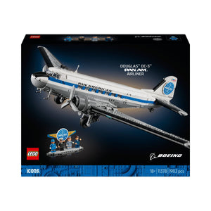 Đồ Chơi Lắp Ráp Máy Bay Chở Khách Douglas™ DC-3™ PAN AM® LEGO ICONS 11378 (1903 Chi Tiết)
