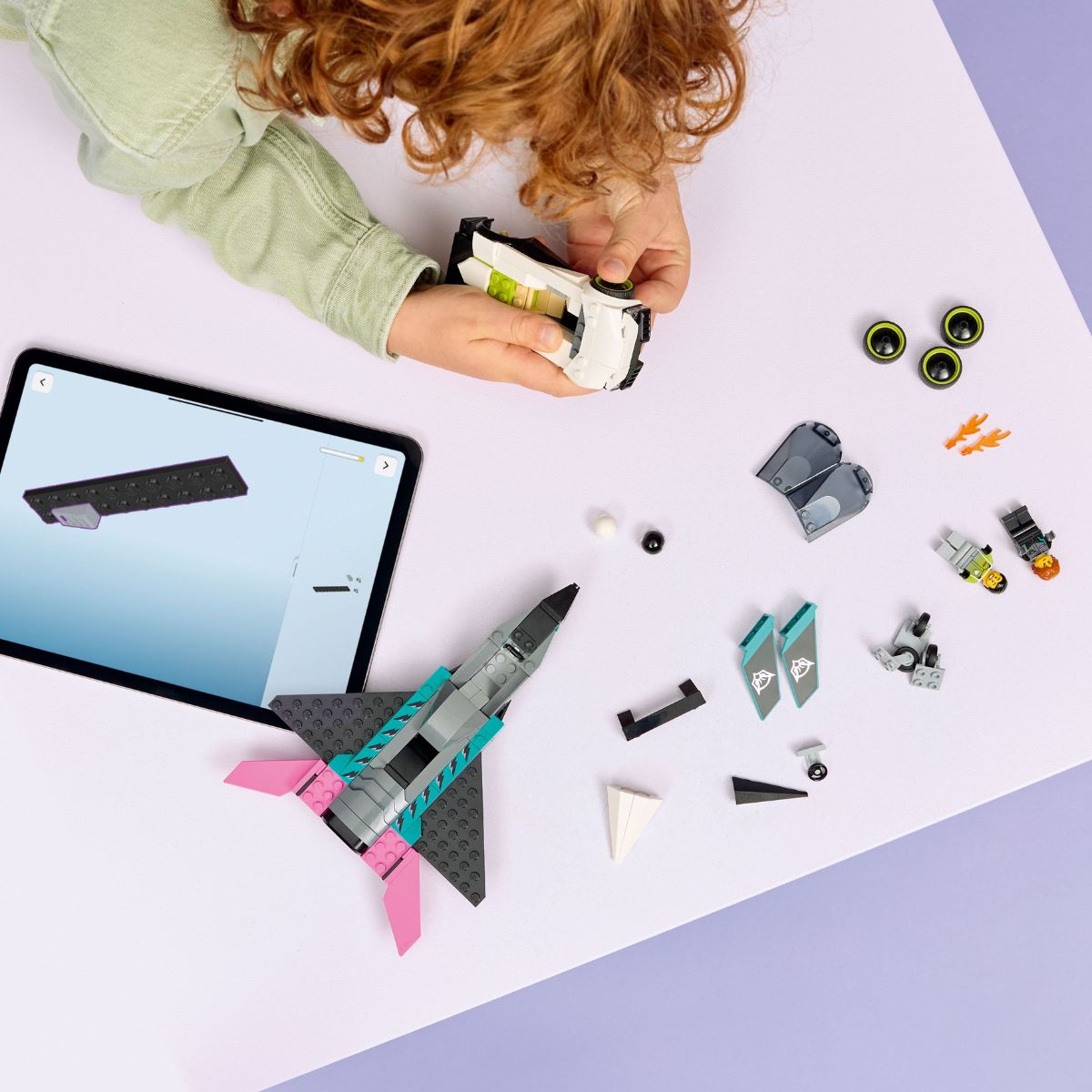 Đồ Chơi Lắp Ráp Máy Bay Phản Lực Và Xe Hơi LEGO CITY 60489