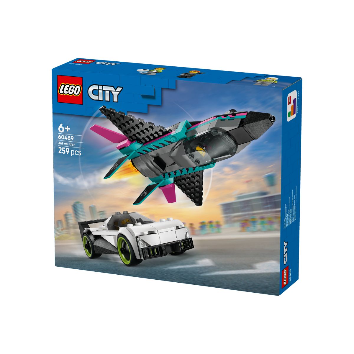 Đồ Chơi Lắp Ráp Máy Bay Phản Lực Và Xe Hơi LEGO CITY 60489
