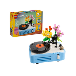 Đồ Chơi Lắp Ráp Máy Nghe Nhạc Đĩa Than Và Hoa LEGO CREATOR 31172 (366 chi tiết)