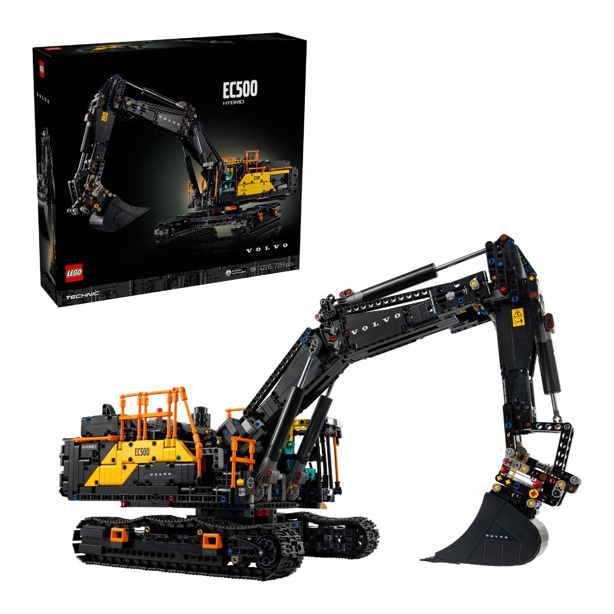 Đồ Chơi Lắp Ráp Máy Xúc Hybrid Volvo Ec500 – V29 Lego Technic 42215-Lg