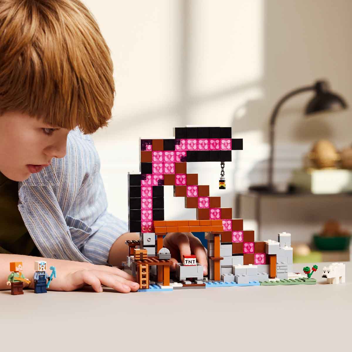 Đồ Chơi Lắp Ráp Mỏ Cúp LEGO MINECRAFT 21277