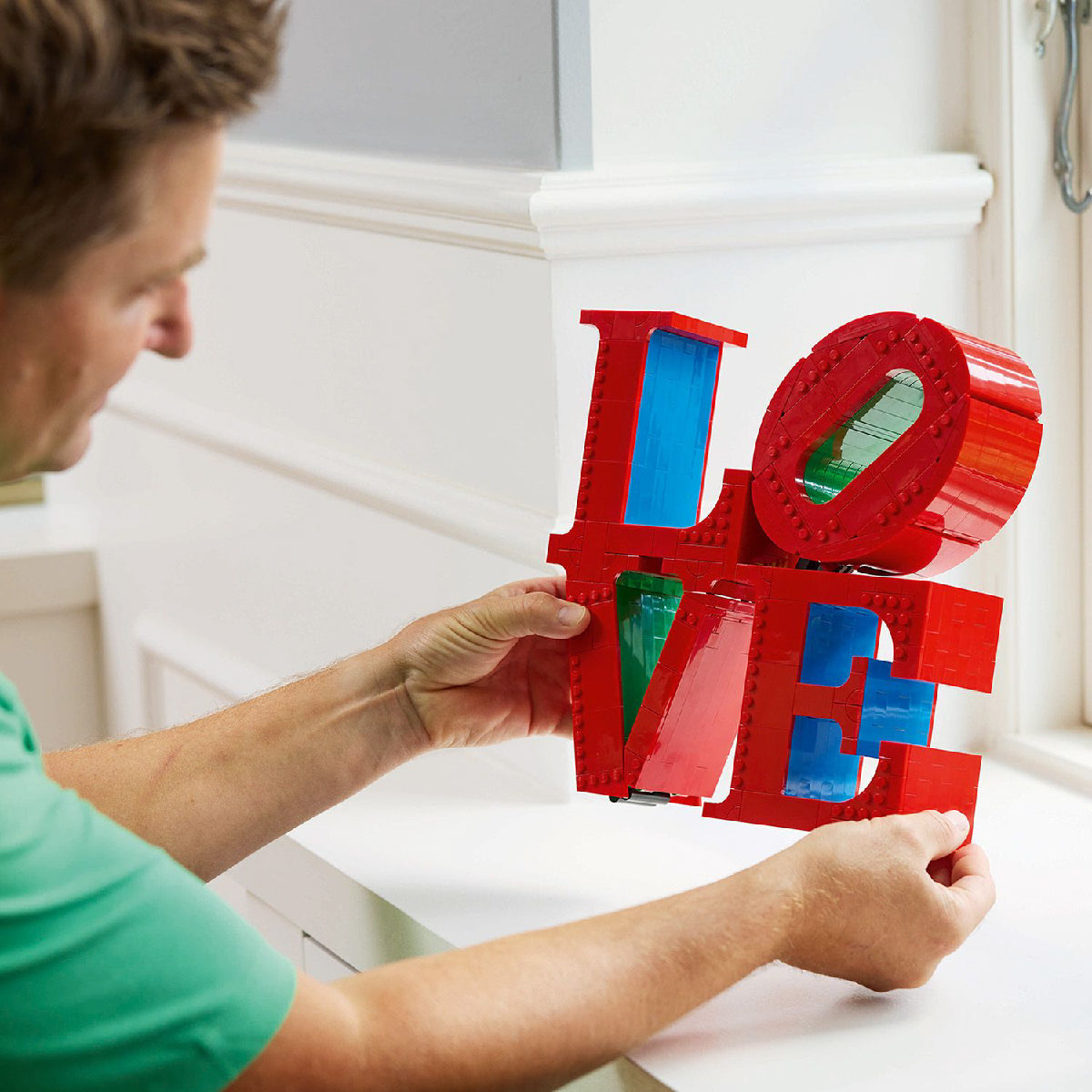 Đồ Chơi Lắp Ráp Mô Hình Chữ LOVE Robert Indiana LEGO ADULTS 31214
