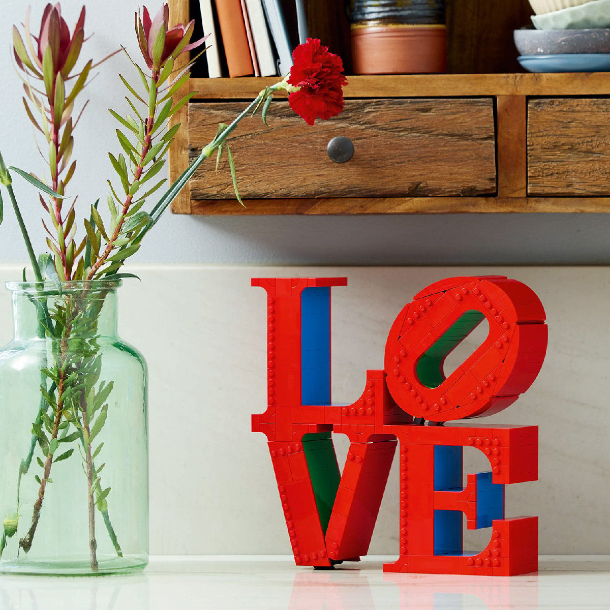 Đồ Chơi Lắp Ráp Mô Hình Chữ LOVE Robert Indiana LEGO ADULTS 31214