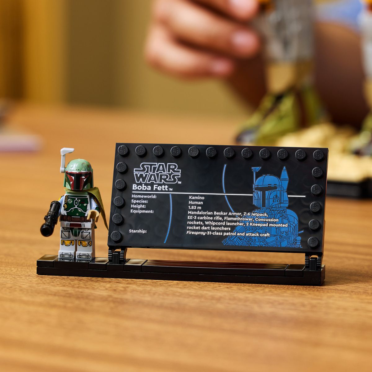 Đồ Chơi Lắp Ráp Mô Hình Thợ Săn Tiền Thưởng Boba Fett LEGO STAR WARS 75455 (1544 Chi Tiết)