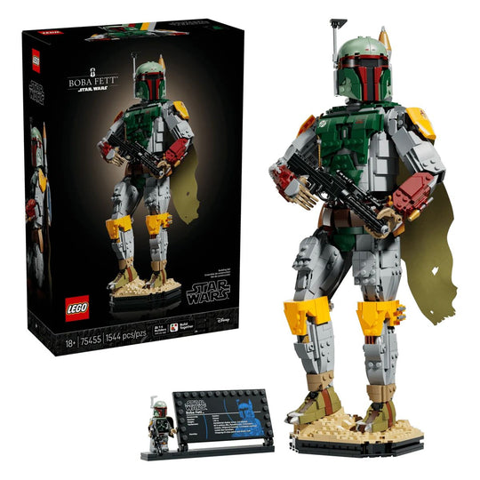 Đồ Chơi Lắp Ráp Mô Hình Thợ Săn Tiền Thưởng Boba Fett LEGO STAR WARS 75455 (1544 Chi Tiết)