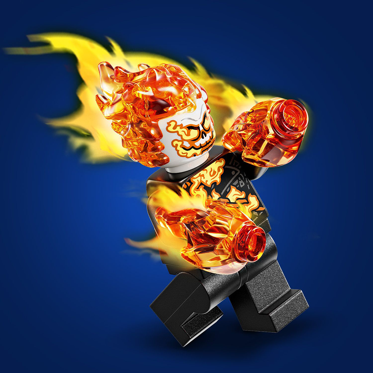 Đồ Chơi Lắp Ráp Mô Tô Ghost Rider Và Spider-Man LEGO SUPERHEROES 76335