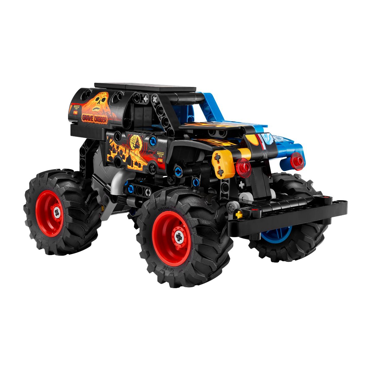 Đồ Chơi Lắp Ráp Monster Jam™ Grave Digger™ Lửa Và Băng LEGO TECHNIC 42219
