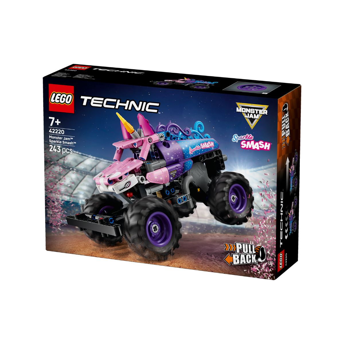 Đồ Chơi Lắp Ráp Monster Jam™ Sparkle Smash™ LEGO TECHNIC 42220
