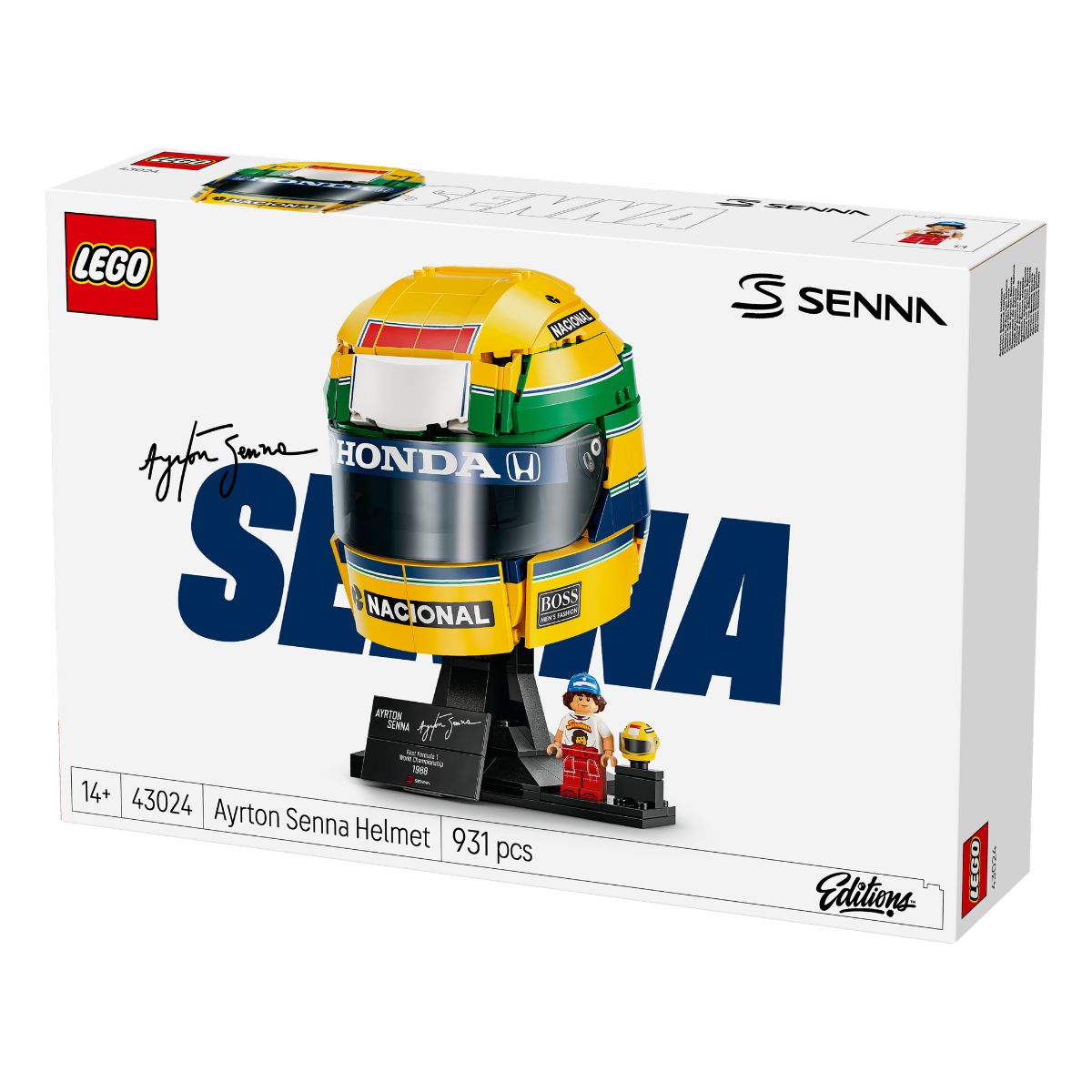Đồ Chơi Lắp Ráp Mũ Bảo Hiểm Đội F1 LEGO EDITIONS VEHICLES 43024 (931 Chi Tiết)
