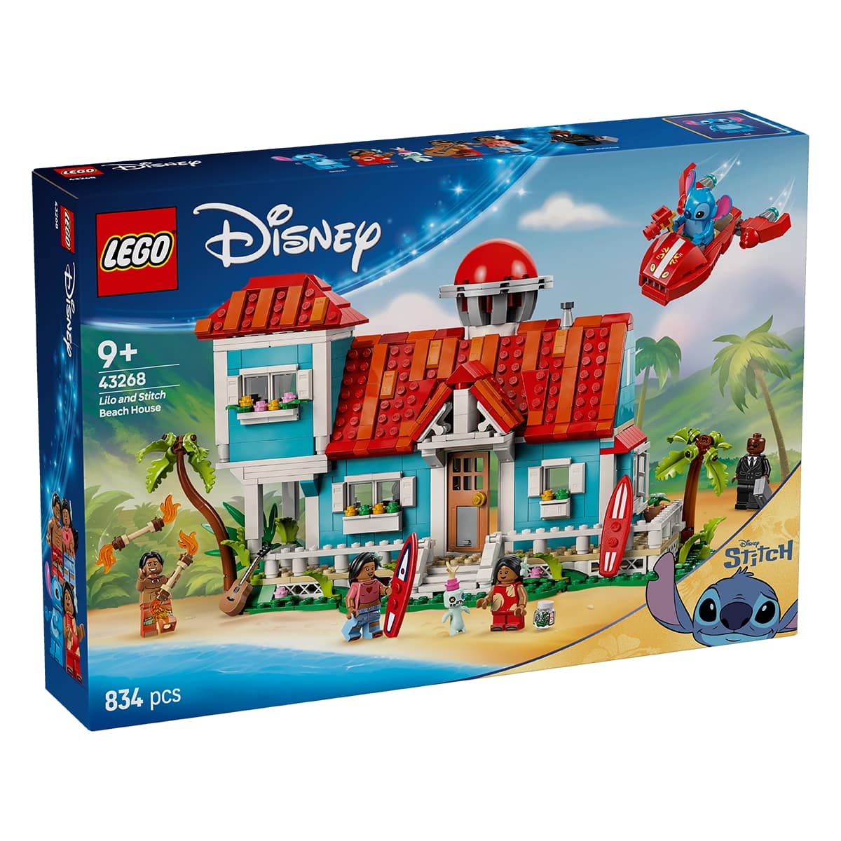 Đồ Chơi Lắp Ráp Ngôi Nhà Biển Lilo Và Stitch LEGO DISNEY PRINCESS 43268 (834 Chi Tiết)