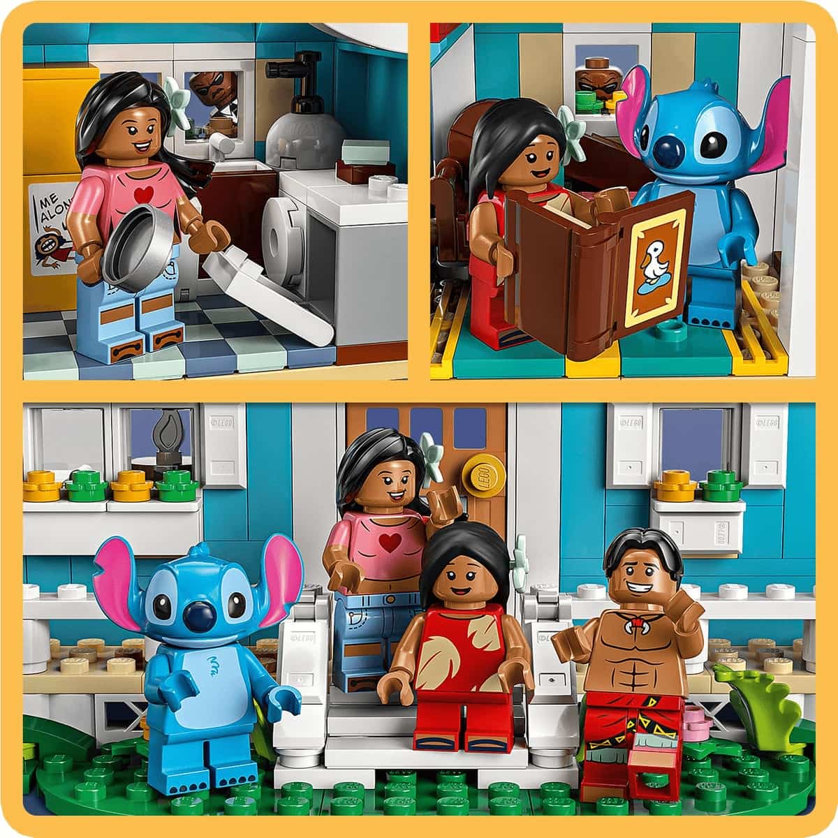 Đồ Chơi Lắp Ráp Ngôi Nhà Biển Lilo Và Stitch LEGO DISNEY PRINCESS 43268 (834 chi tiết)