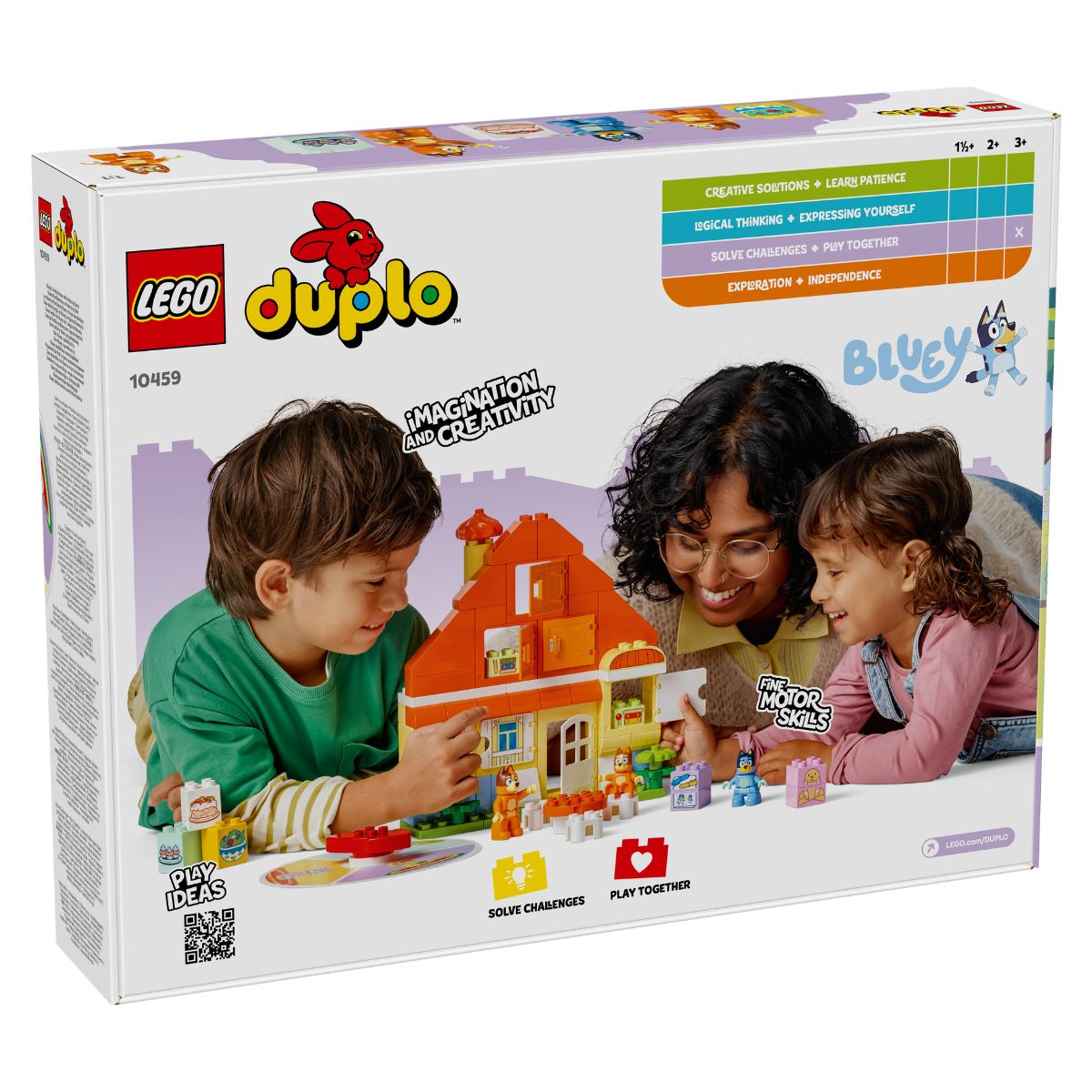 Đồ Chơi Lắp Ráp Ngôi Nhà Của Bluey Và Thử Thách Trí Nhớ LEGO DUPLO 10459 (83 Chi Tiết)