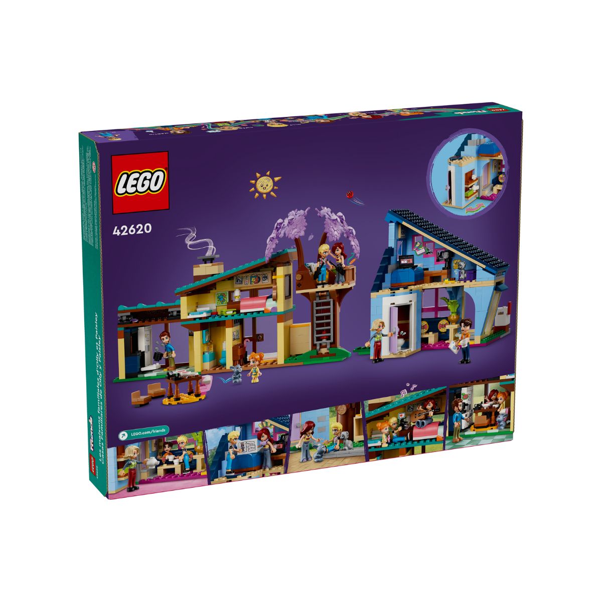 Đồ chơi lắp ráp Ngôi nhà của O.lly và Paisley LEGO FRIENDS 42620