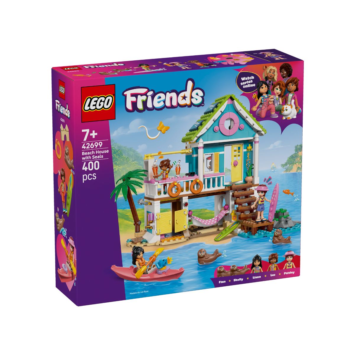 Đồ Chơi Lắp Ráp Ngôi Nhà Ven Biển & Những Chú Hải Cẩu LEGO FRIENDS 42699