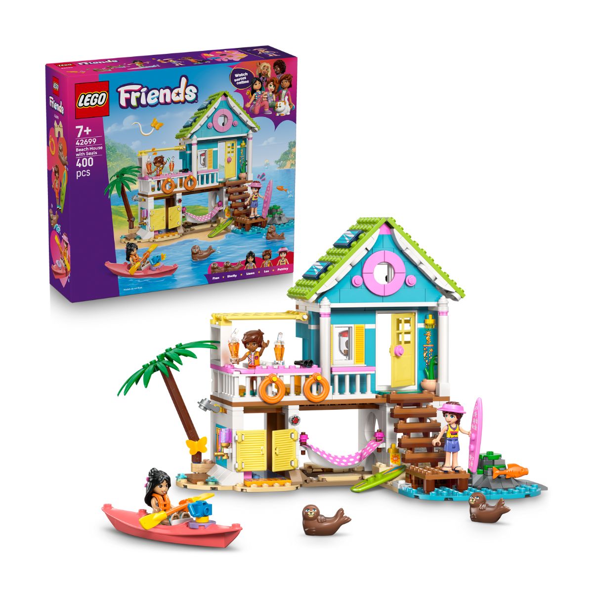 Đồ Chơi Lắp Ráp Ngôi Nhà Ven Biển & Những Chú Hải Cẩu LEGO FRIENDS 42699