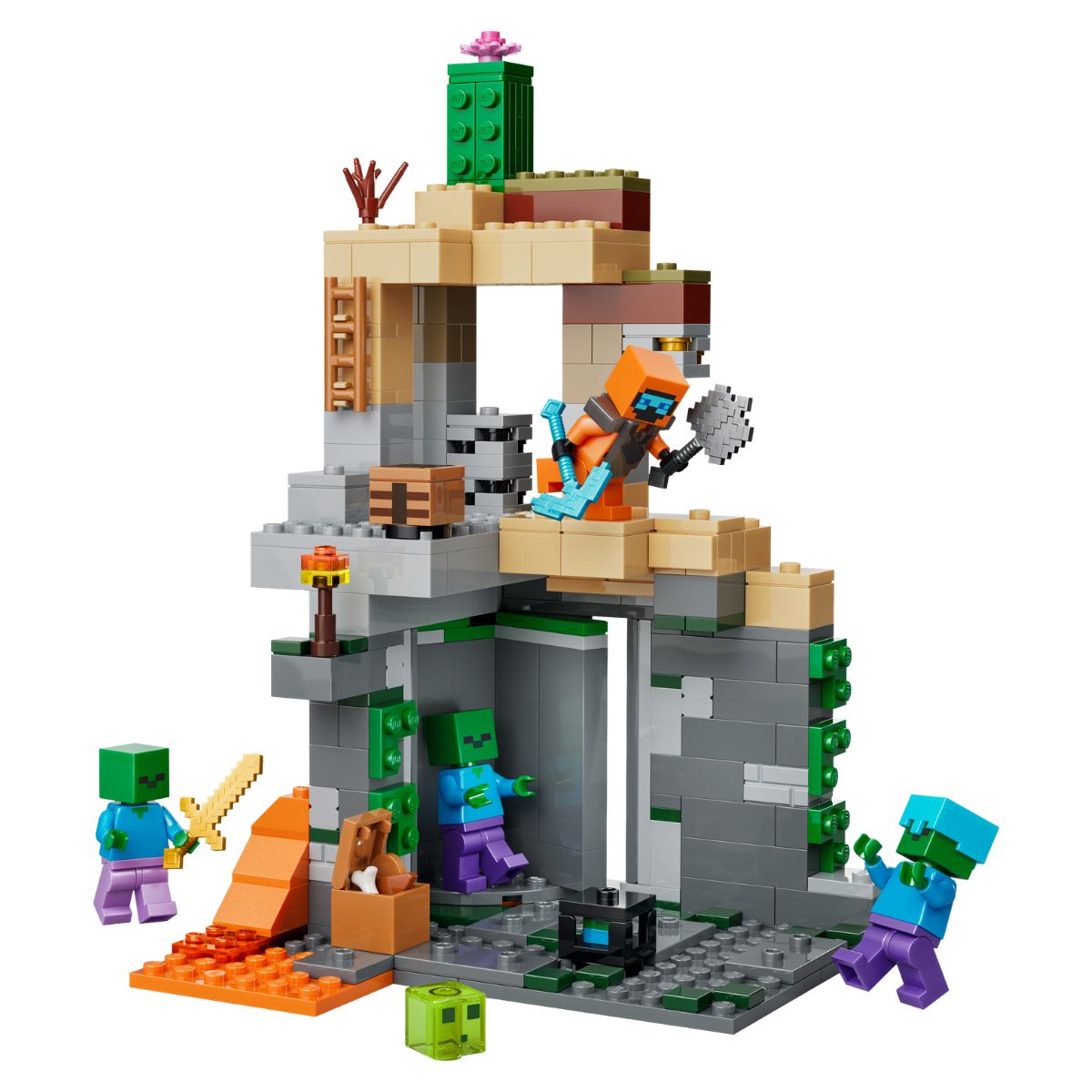Đồ Chơi Lắp Ráp Ngục Zombie LEGO MINECRAFT 21587