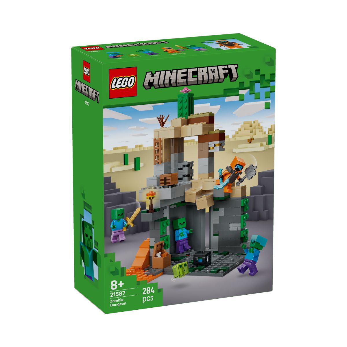 Đồ Chơi Lắp Ráp Ngục Zombie LEGO MINECRAFT 21587