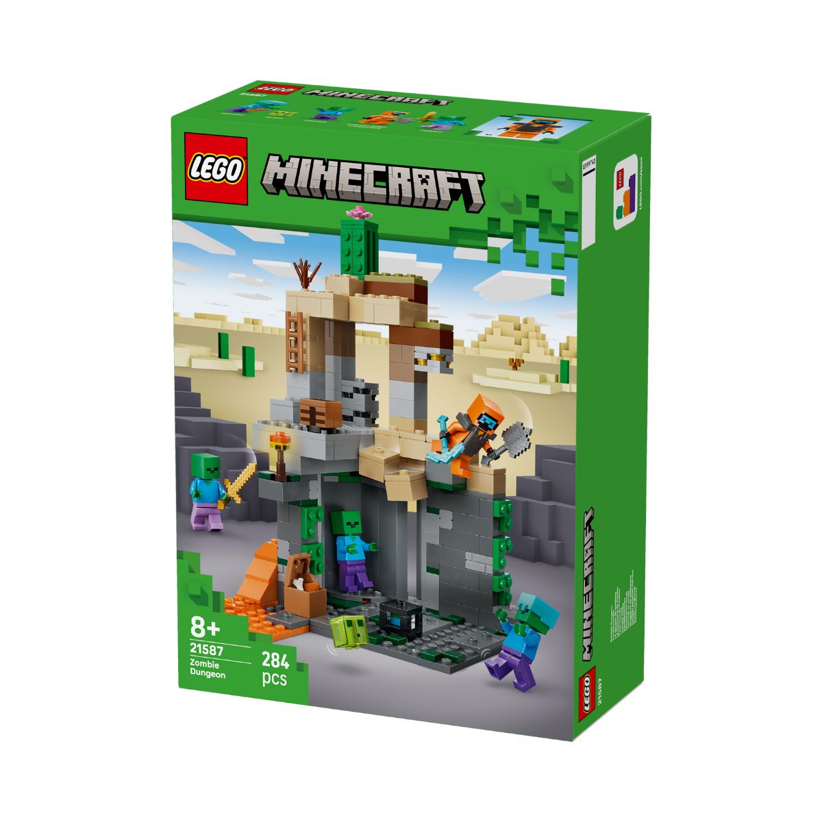 Đồ Chơi Lắp Ráp Ngục Zombie LEGO MINECRAFT 21587