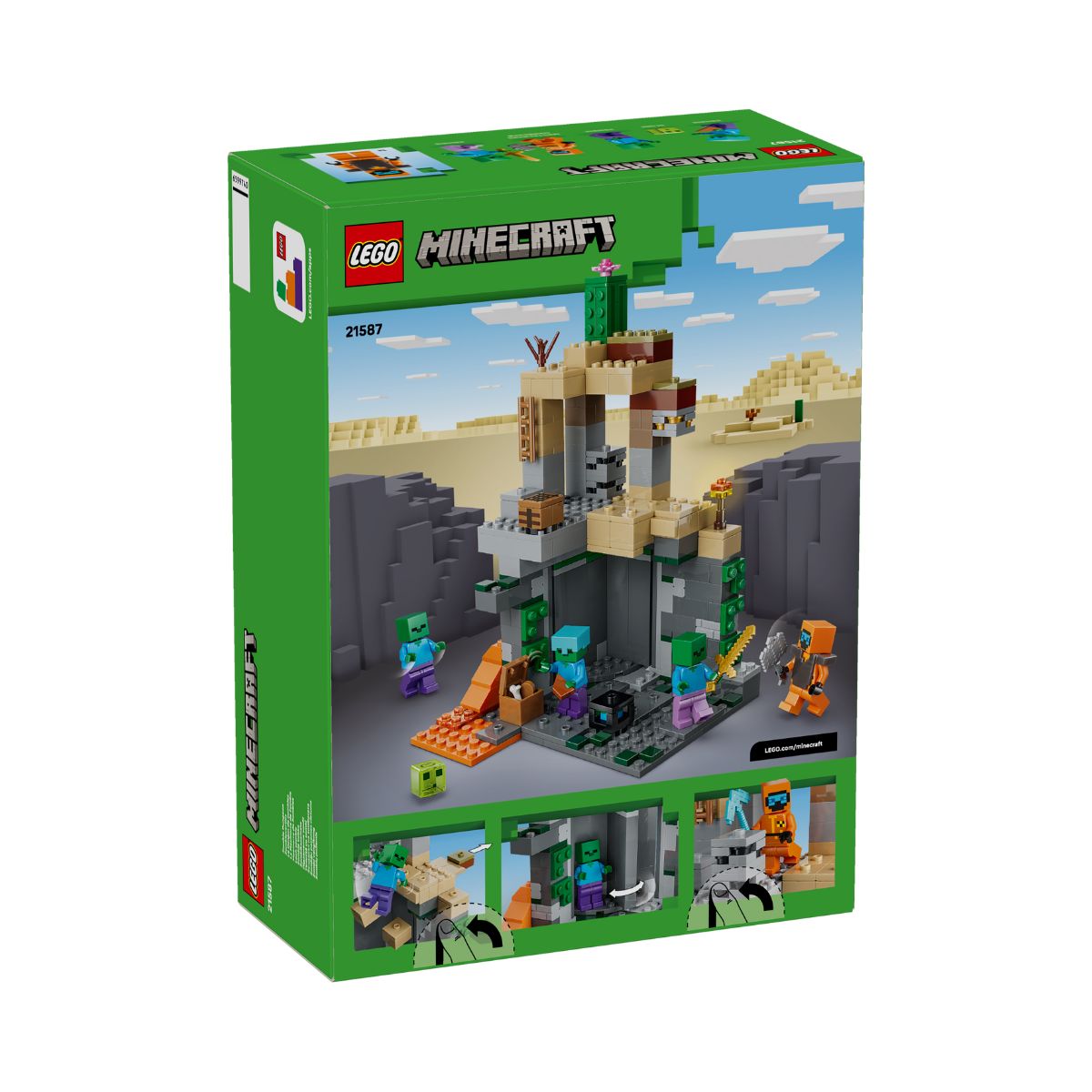 Đồ Chơi Lắp Ráp Ngục Zombie LEGO MINECRAFT 21587