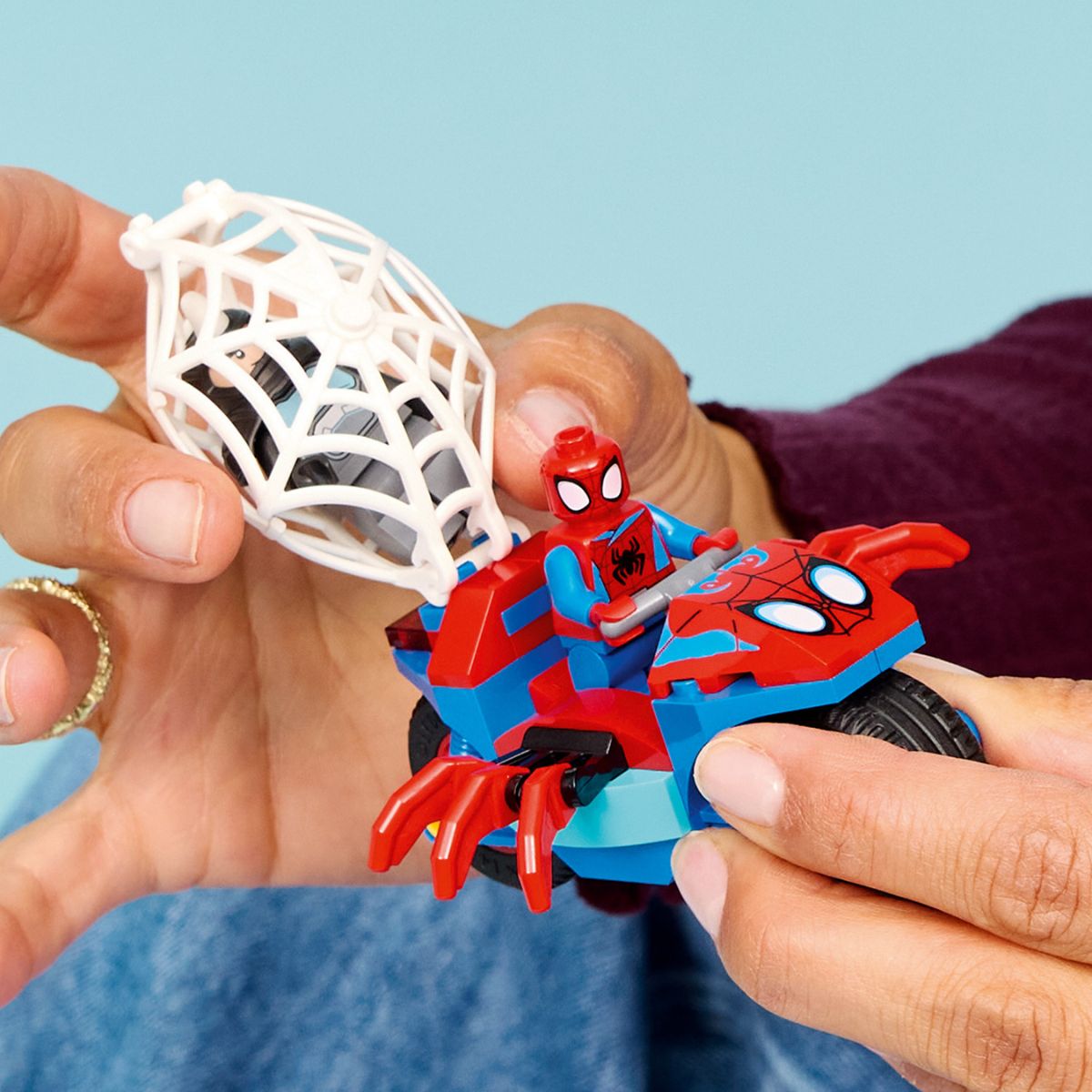 Đồ Chơi Lắp Ráp Người Nhện Đối Đầu Rhino LEGO SPIDEY 11206